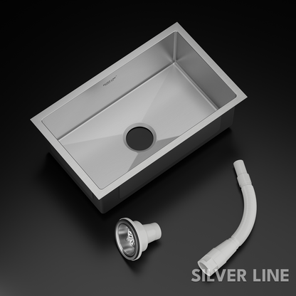 Handmade Single Bowl 304 Grade Kitchen Sink (30" x 18" x 9")