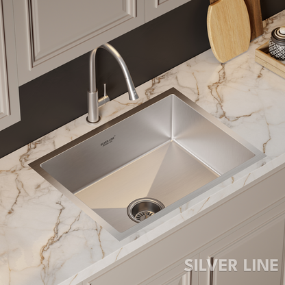 Handmade Single Bowl 304 Grade Kitchen Sink (28" x 20" x 9")