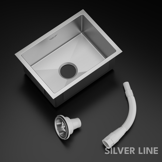 Handmade Single Bowl 304 Grade Kitchen Sink (24" x 18" x 10")