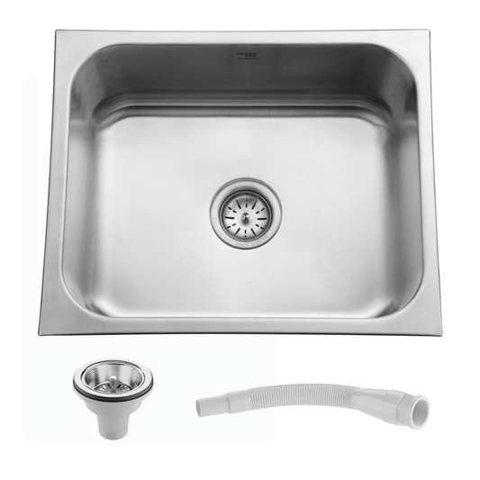 Regular Series Single Bowl 304 Grade Kitchen Sink (22" x 18" x 9")