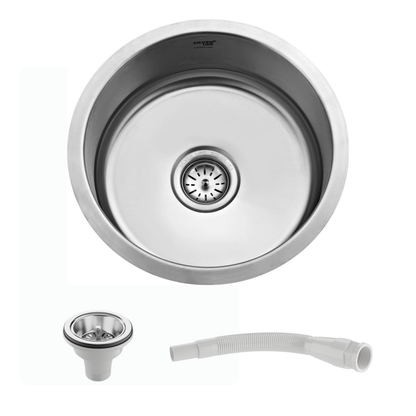 Regular Series Single Bowl 304 Grade Kitchen Sink (17 ½” Round Regular)