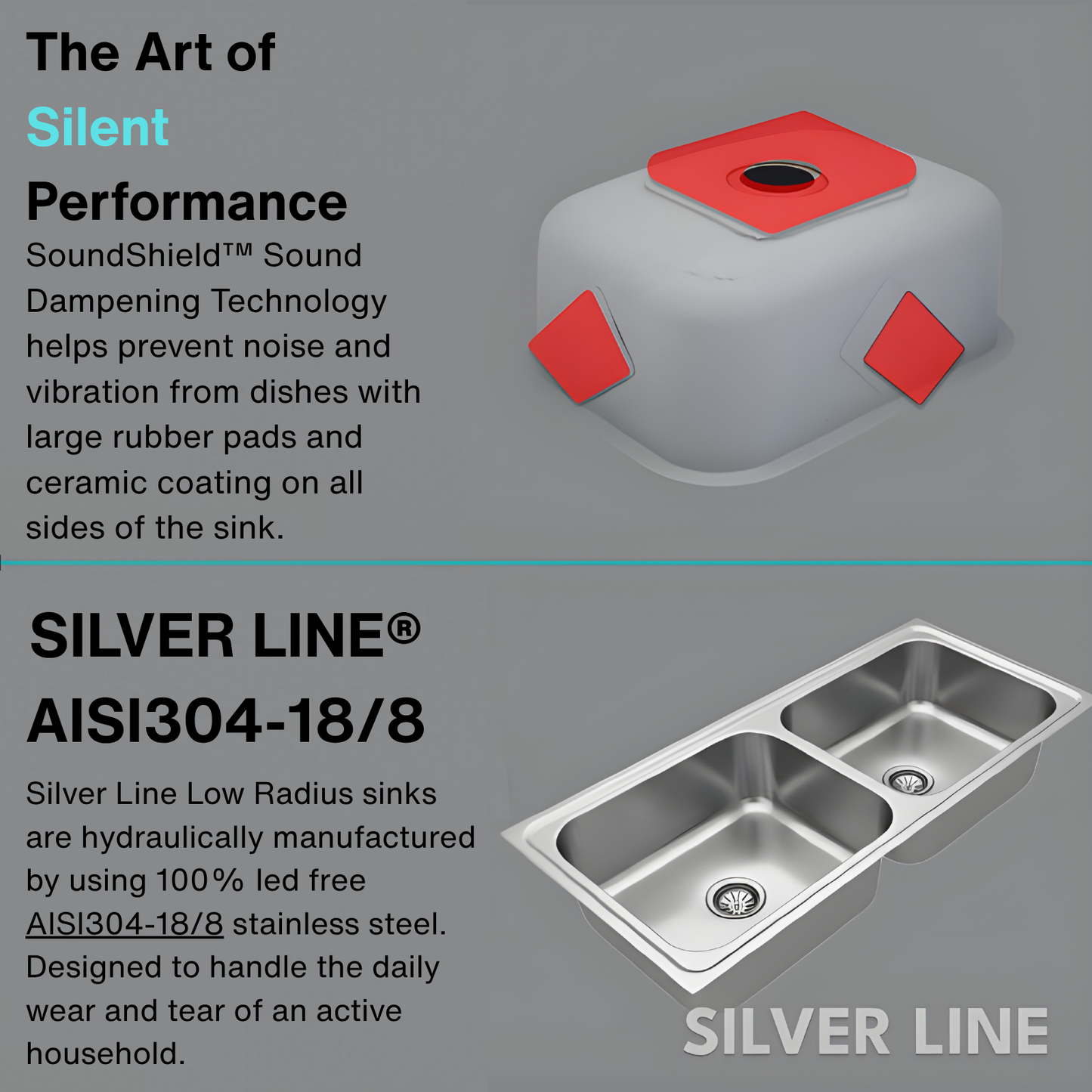Regular Series Single Bowl 304 Grade Kitchen Sink (26" x 20" x 9")