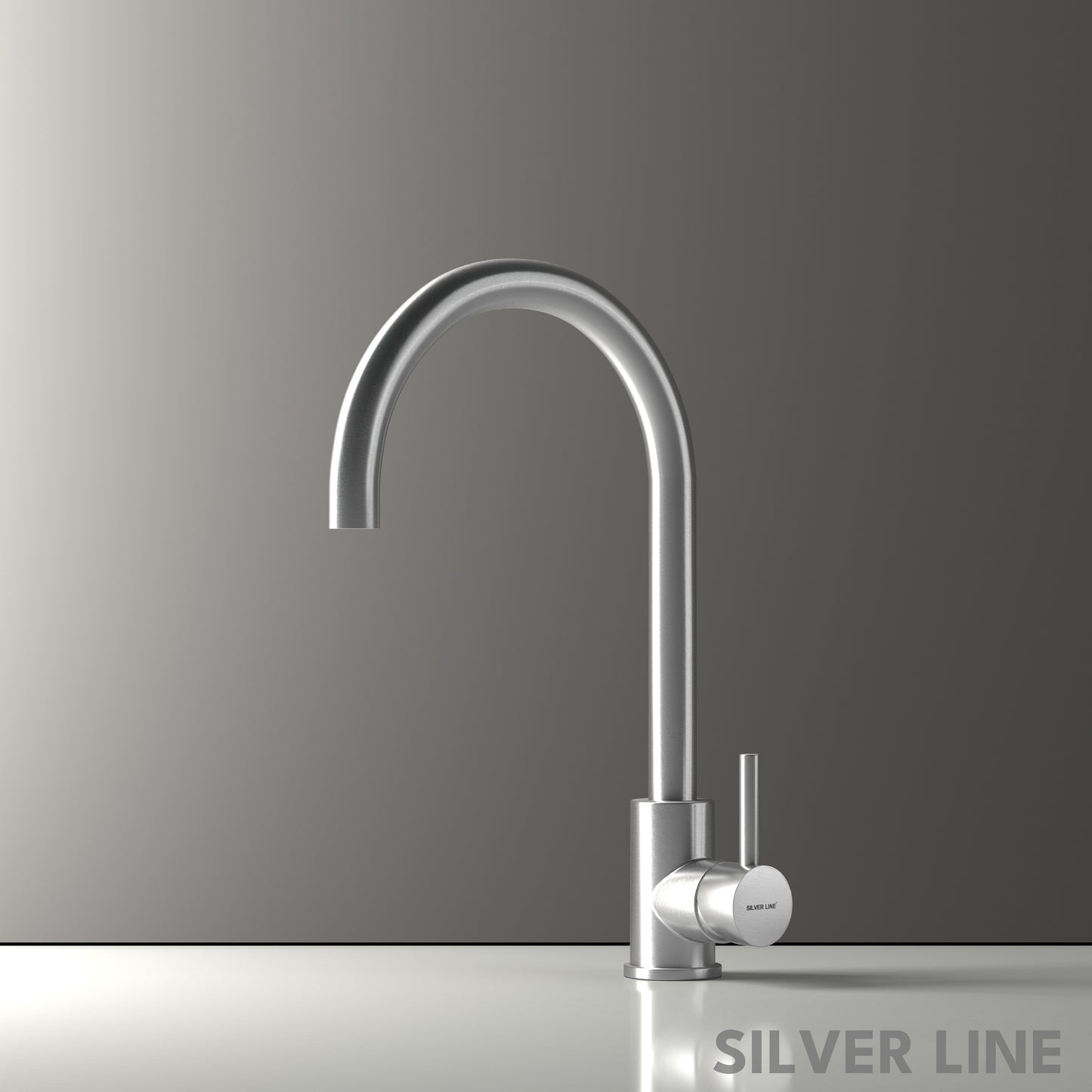 Kitchen Sink Mixture Faucet - Silver Line