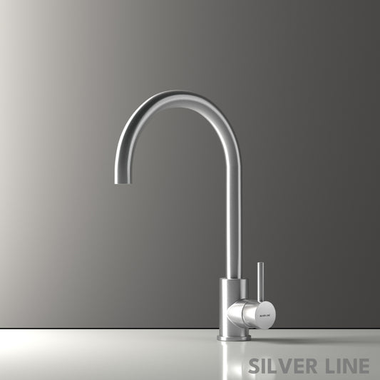 Kitchen Sink Mixture Faucet - Silver Line