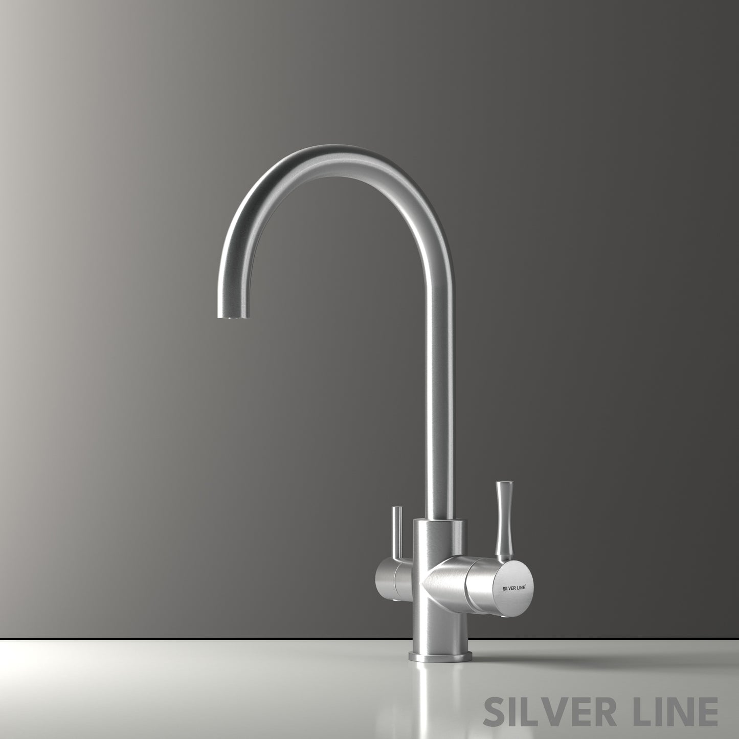 3 in 1 RO and Mixture Kitchen Sink Faucet - Silver Line