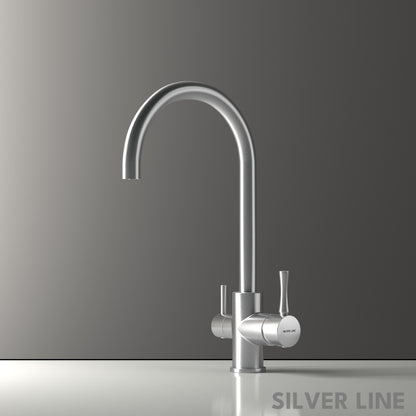 3 in 1 RO and Mixture Kitchen Sink Faucet - Silver Line