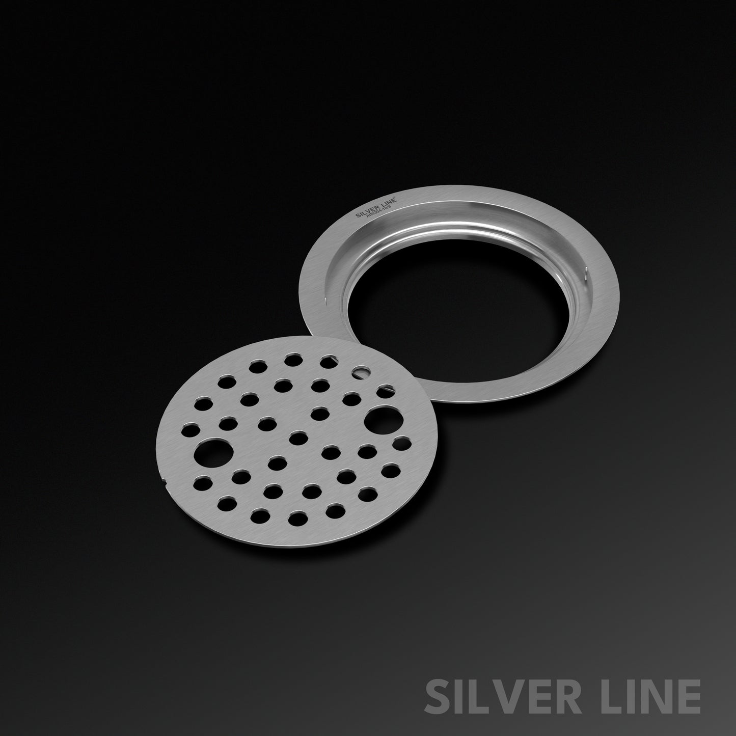 Round Floor Drain (5" x 5") | SS 304 | Matt Finish | For Bathroom, Kitchen, Balcony - Silver Line